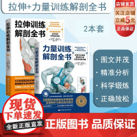 拉伸训练解剖全书+力量训练解剖全书 2本套 力量 科学健身 肌肉放松 北京科学技术