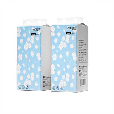 鑫欣韵 悬挂抽纸家用卫生纸亲肤柔软面巾纸加大加厚纸巾原生浆餐巾纸 箱