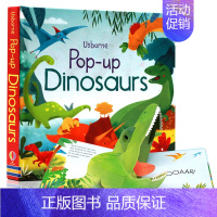 [正版]Usborne 恐龙3D立体书 Pop up Dinosaurs 英文原版绘本 儿童科普 玩具书籍 启蒙翻翻书