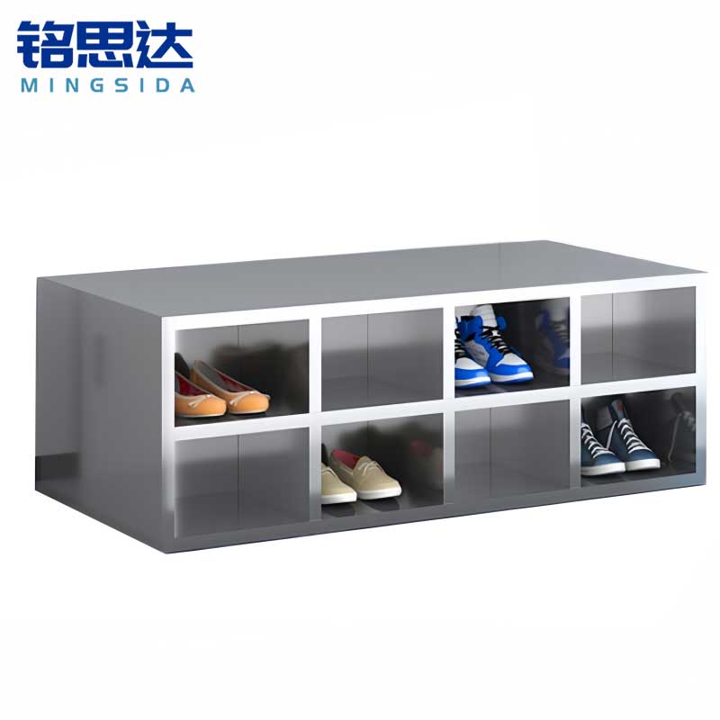 铭思达不锈钢鞋柜双面16格个