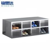 铭思达不锈钢鞋柜双面16格个