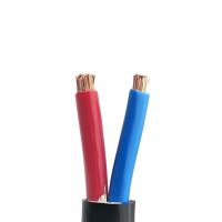 佰裕 铜芯阻燃聚氯乙烯护套软电缆 ZR-RVV 2*4 米