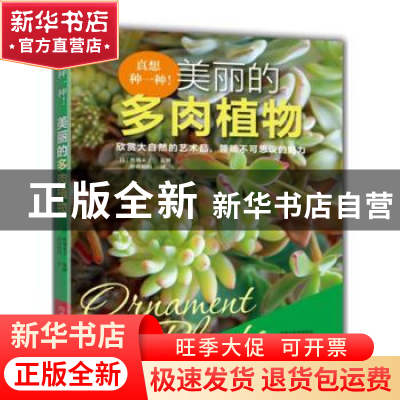 正版 真想种一种!美丽的多肉植物 (日)胜地末子监修 河南科学技