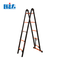 围达 碳钢伸缩梯 2.1m+2.1m(2×5步) 个