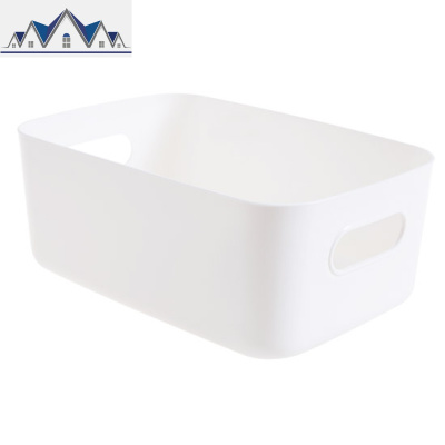 塑料收纳筐卫生间浴室化妆品收纳篮厨房桌面杂物零食收纳盒 三维工匠