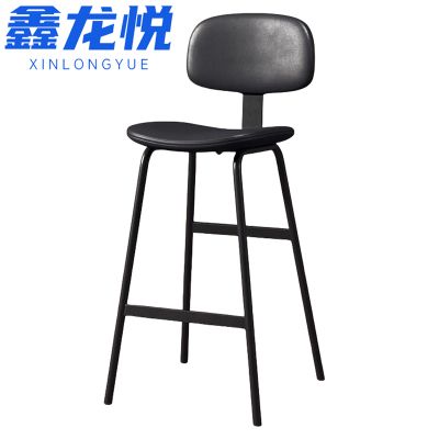 鑫龙悦高脚凳皮质把