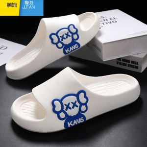 聚范拖鞋男士夏季潮牌沙滩情侣踩屎感软底凉拖休闲潮流防滑耐磨一字拖