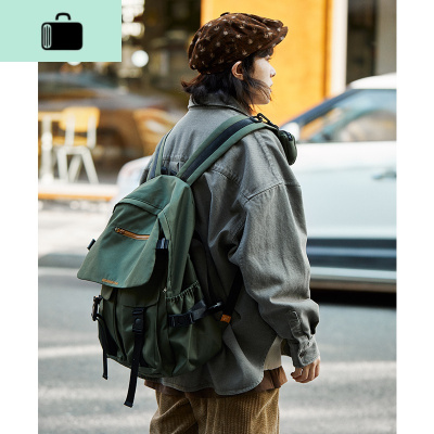 4/F大学生多功能上学书包男女户外休闲旅游防水双肩包NEW LAKE