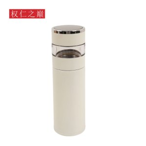 权仁之巅 不锈钢保温杯 白色 500ml 个