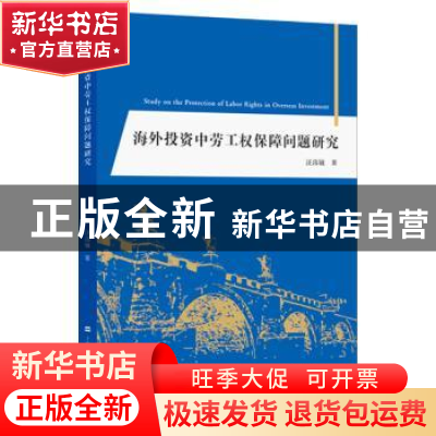 正版 海外投资中劳工权保障问题研究 汪玮敏 上海财经大学出版社