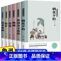 鲁迅经典书籍[全套6册] [正版]鲁迅全集经典原著 故乡全套6册六年级必读的课外书课外阅读书籍朝花夕拾呐喊鲁迅的书故事新