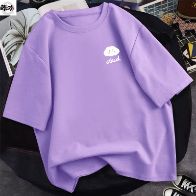 专注品质-新款短袖T恤宽松大码女装上衣学生T恤韩春夏运动T恤娇卡朵