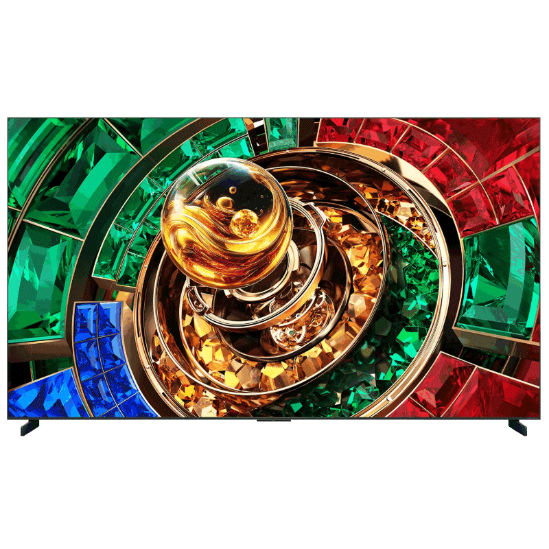 TCL 98Q10M Ultra 98英寸超高清银河蓝Mini LED智能语音电视一级能效金属边框家庭影院