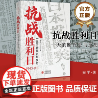 抗战胜利日一天的断代史与反思 安平著 1945日本投降日八一五胜利日的反思日本的罪与罚世界反法西斯战争历史 研究出版社
