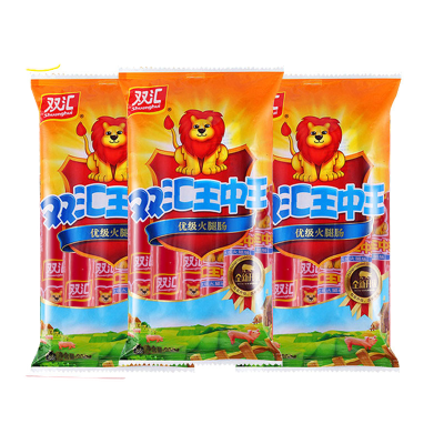 双汇王中王火腿肠270g*10包整箱批发30g*90支即食火腿香肠充饥零食
