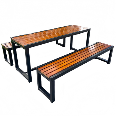 芙瑞塔桌椅组合 一桌两凳套