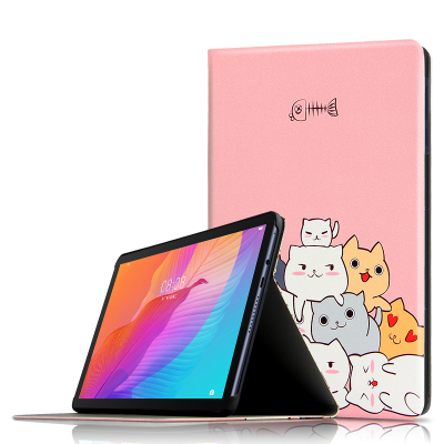 华为适合于华为MatePadT10s保护套10.1英寸AGS3-W09/L09平板电脑壳轻薄防摔彩绘卡通壳支撑外套