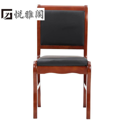 悦雅阁 木质曲腿办公椅 460*480*900 把