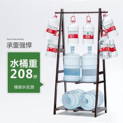 森美人实木衣帽架落地简易挂衣架卧室客厅木质衣服架儿童收纳架