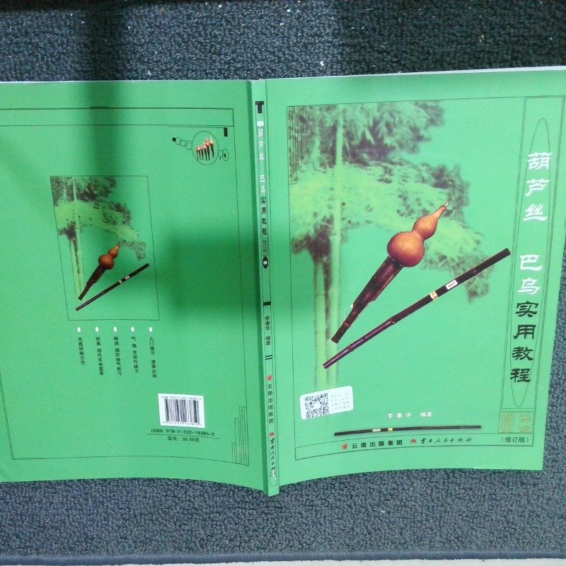 正版新书]葫芦丝 巴乌实用教程修订版李春华9787222163850