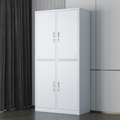 臻远 铁皮柜健身房存包柜员工柜储物柜 4门更衣柜