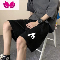七斓运动休闲短裤男ins潮牌港风宽松潮流百搭夏季外穿薄款五分卫裤子