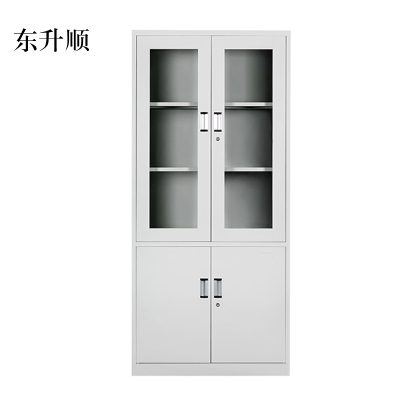 东升顺钢制文件柜资料柜档案柜财务凭证柜带锁储物柜铁皮柜书柜大器械文件柜常规款