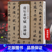 [正版] 历代碑帖精粹 元赵孟頫前后赤壁赋洛神赋 杜浩主编 一辑简体旁注碑帖行书毛笔书法练字帖 安徽美术出版社 图书