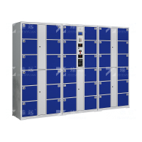 臻远 ZY-CBGC-15 电子存包柜 36门条码款 长2550*宽460*高1800 单位:1个