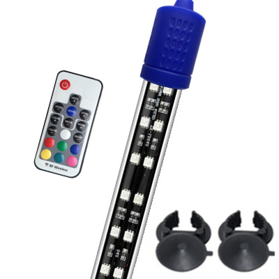 LED水灯红龙鱼灯红绿蓝白色鱼缸灯T8水族箱防水灯管潜水灯水族145cm双排高亮遥控换色其它