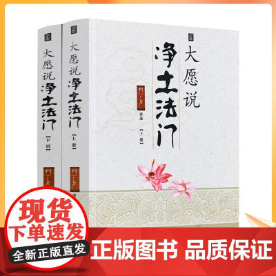 正版 大愿说净土法门(上下册)释大愿/讲述佛教书籍佛教图书佛法书籍佛家书籍佛家经典佛家经书药师经禅宗经典禅宗 宗教文