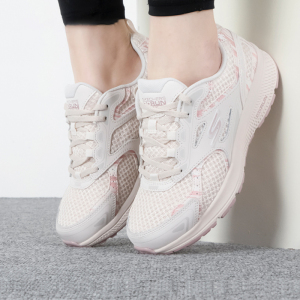 Skechers斯凯奇女鞋新款休闲网面透气运动跑步鞋128270-NAT ZP