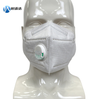 耐适达 KN95耳挂式带阀折叠防尘口罩 806V/只