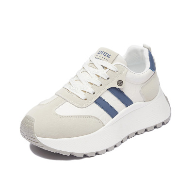 ins韩版新款老爹鞋女2025春季跑步休闲厚底增高街拍