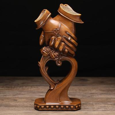 美帮汇结婚摆件执子之手送老婆周年纪念日实用新人哥哥嫂子新婚礼品