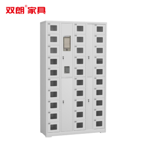 双朗 智能手机存放柜30门 L0812004Y 820*300*1800mm 灰白色 台