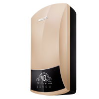 约克(YORK)传奇速热式电热水器家用淋浴双胆即热式 25L YK-S9-25金 竖款 内置恒温