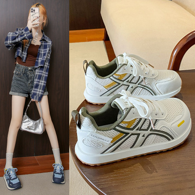 秋季新款韩版透气阿甘鞋女ins学生休闲鞋女德训跑步女鞋