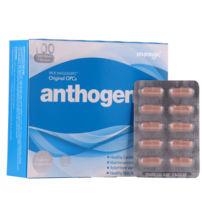 澳洲 Anthogenol 月光宝盒 花青素 葡萄籽精华 100粒 12000mg 1盒装 片剂 澳大利亚进口