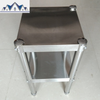 不锈钢厨房置物架30多层落地方形夹缝45cm收纳锅盆架放杂物菜架子 三维工匠