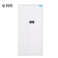 豪利特保险柜铁皮资料柜矮柜办公室储物柜通门白色密码锁900*420*1850