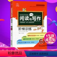 [正版]2020小学生阅读与写作阶梯训练6年级全国版小学六年级上册下册语文书同步阅读理解专项训练题练习册辅导资料书大全