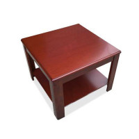 迅迈 油漆办公室家具接待室会客茶几木质中式茶几茶桌茶几 600*600*45mm