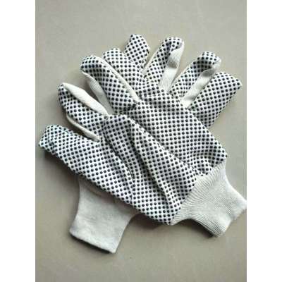 冬祥防滑耐磨帆布点胶手套