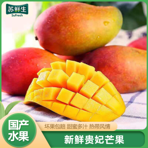 SF快递[苏鲜生]新鲜贵妃芒 中果 净重8.5斤 单果100-150g