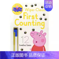 小猪佩奇学数数 [正版]Peppa Pig Peppa's Busy Day 小猪佩奇忙碌的一天 认识时间纸板书 时钟玩