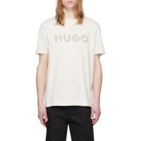 Hugo boss纯棉短袖T恤男圆领直下摆休闲简约百搭夏季男士基础款
