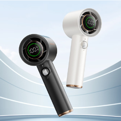 摩飞手持电风扇迷你便携式涡轮小风扇户外露营出行风宝100档风力智能变频长续航高速小风炮MR3600