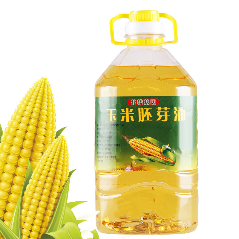 玉米胚芽油物理压榨玉米油山东特产食用油植物油粮油5斤