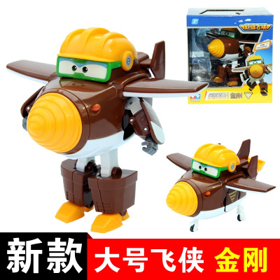 超级飞侠玩具变形机器人套装全套大号乐迪多多小爱消防救援工具车绿色大金刚720222